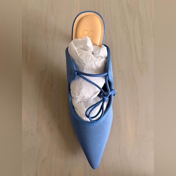 Cozy Island Pointed Toe Woman’s Shoes 3” Heel Size: 7 Blue (P53) - Picture 9 of 9